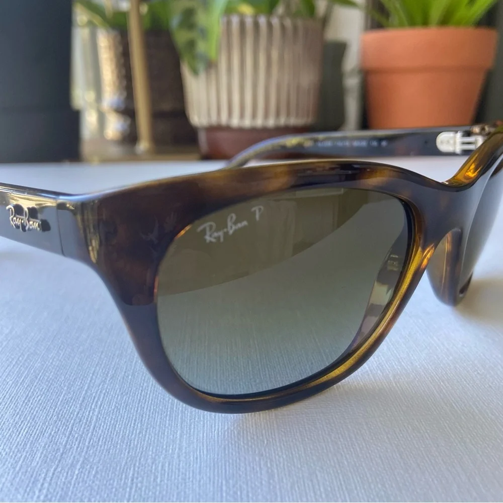 RAY-BAN Havana Brown Sunglasses NEW RB4216 - Picture 3 of 10